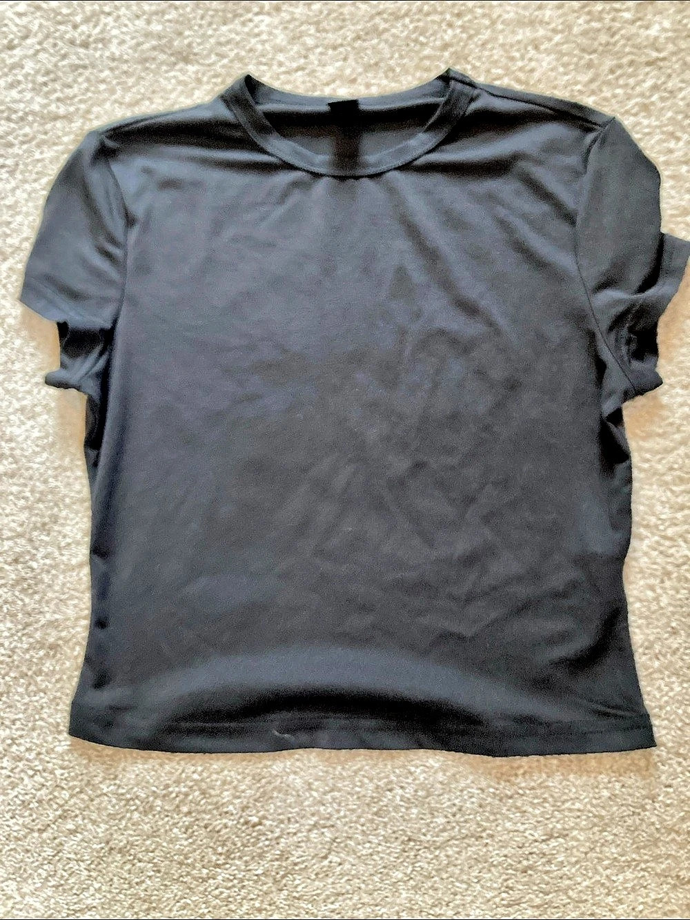 SHEIN Black Short Sleeve Tee Size Medium